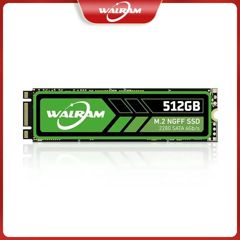 Drives WALRAM M.2 NGFF SATA SSD 128GB 256GB 1TB NGFF 2280 Internal Solid State Drive HDD 512GB Hard Disk For Desktop Laptop Computer