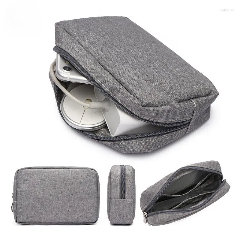 Sacs de rangement Sac Alimentation Accessoires numériques Téléphone portable Écouteurs Charge Maquillage Souris Câble de données Casque