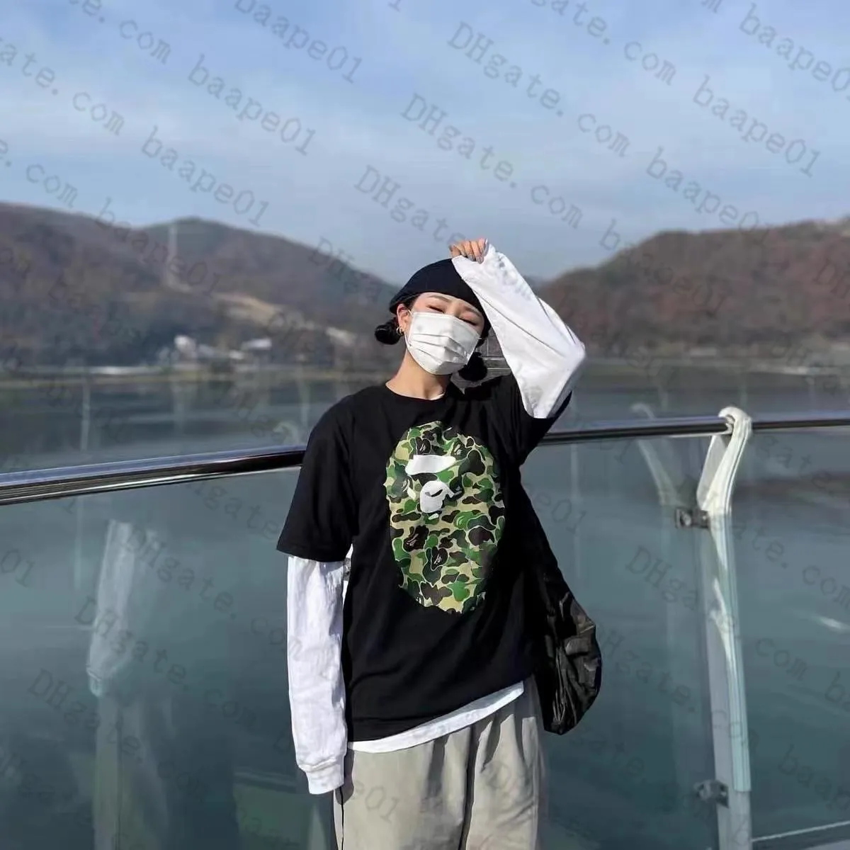 DHgate.com:Mens Designer Bapesta T-Shirt, Summer Streetwear DHgate.com:Mens Designer Bapesta T-Shirt, Summer Streetwear