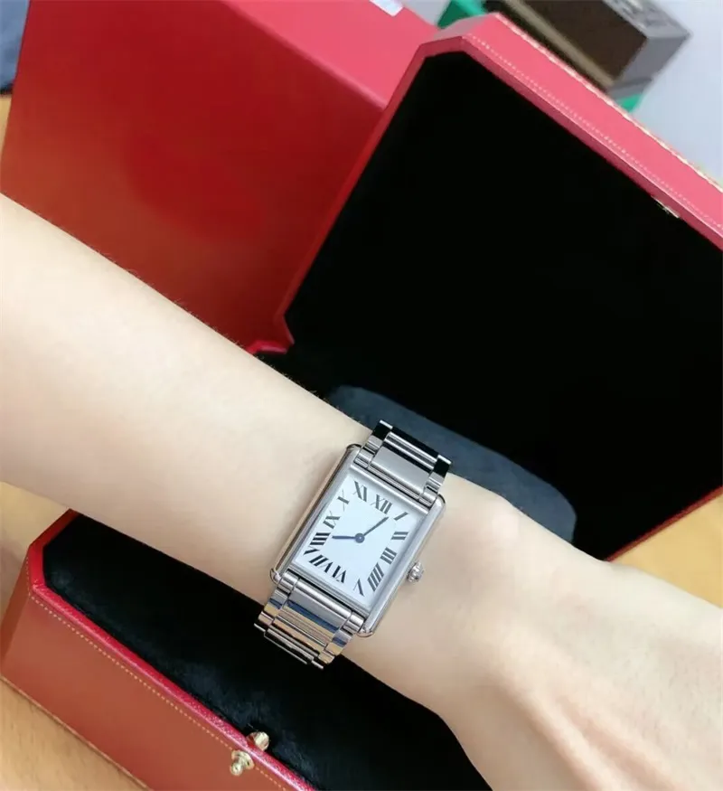 Mens tank outlet style watch
