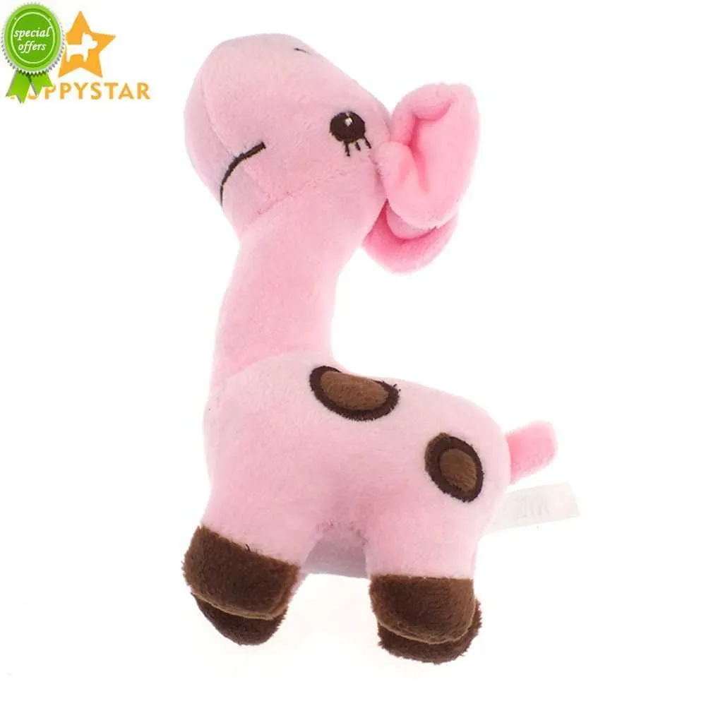 Nouveau jouet pour animaux de compagnie chiens chats jouets doux sûr jouet à mâcher solide en peluche girafe jouets pour chien chat formation animaux jeux chiens chats produits XX0003