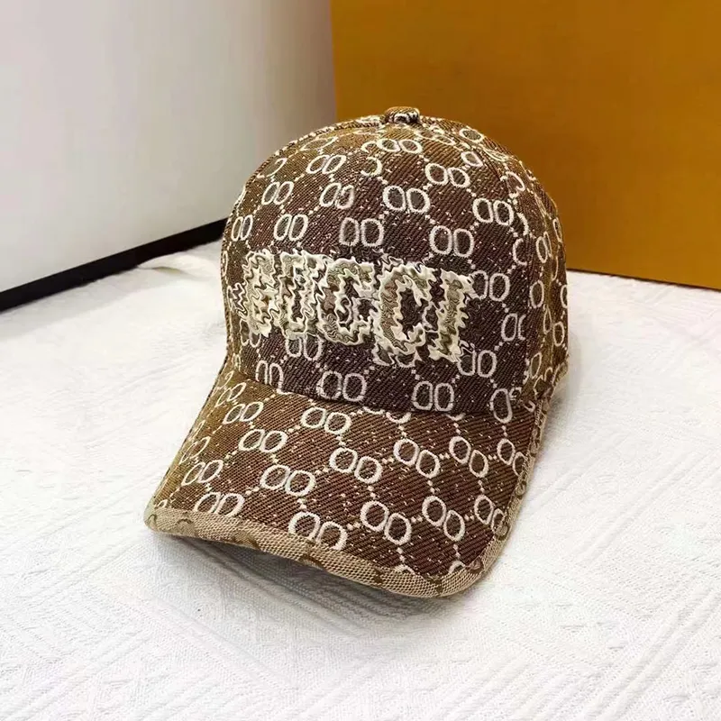 Lüks Tasarımcı Cap Beyzbol Kapağı Casquette Erkekler ve Kadın Top Caps Açık Seyahat Sporları Güneş Koruyucu Güneşlik Şapka Hafif ve Ayarlanabilir Stil Güneş Şapkası