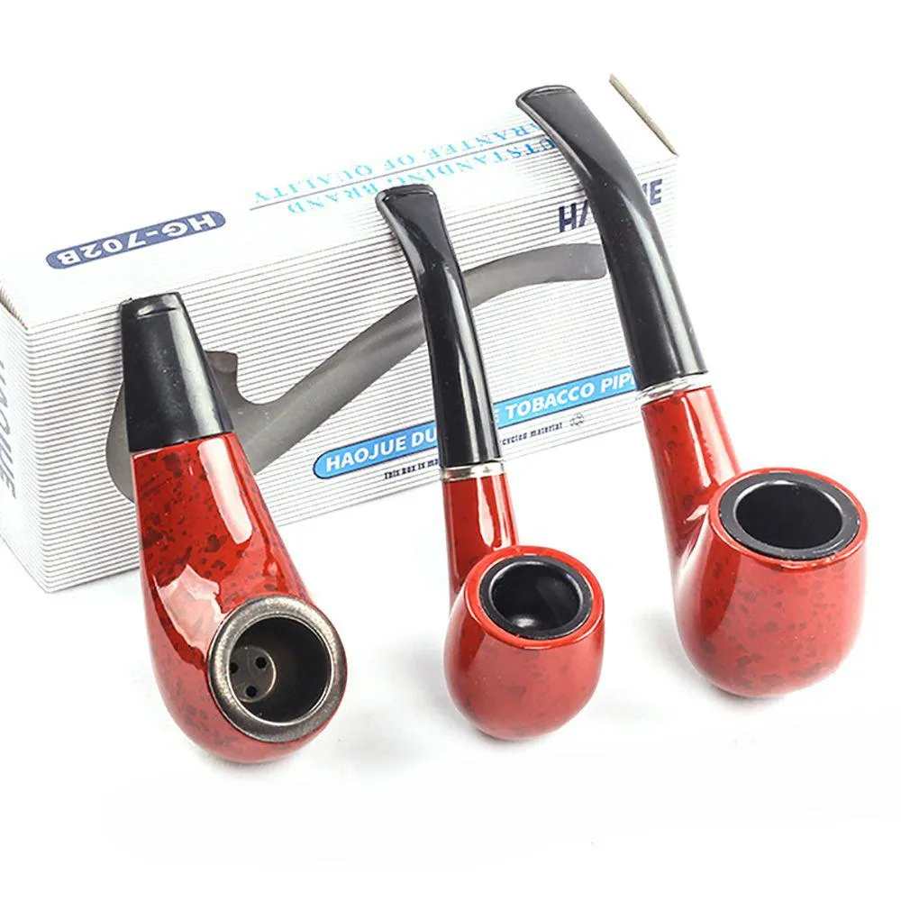 Smoking Pipes Red Iron Pot Bakelite Pipe Removable Filter Tobacco Portable Men Smoke Accessory For Glass Water Drop Delivery Home Ga Dhvqc