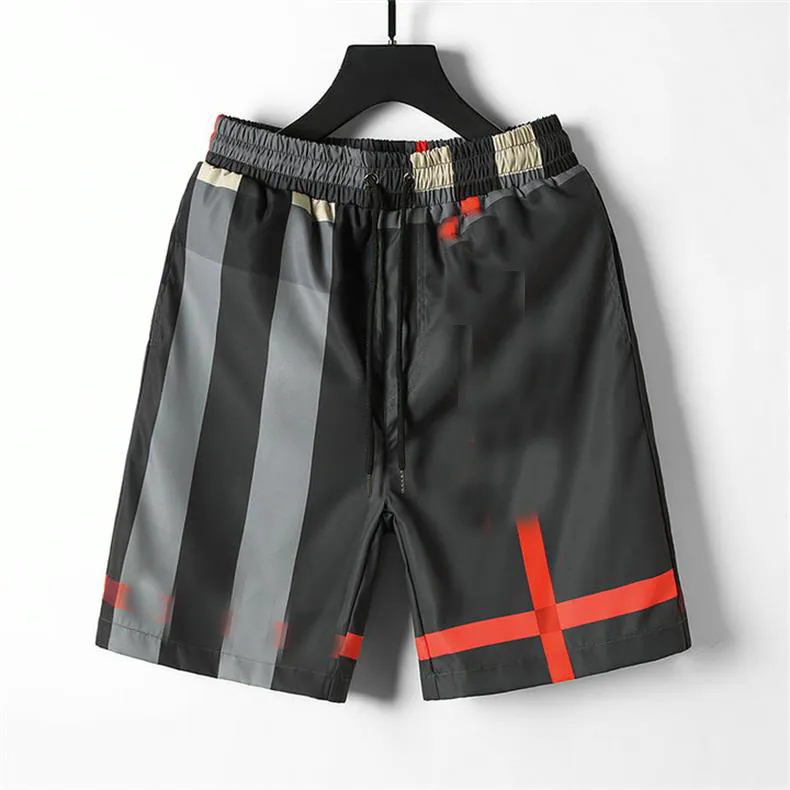 pantalones cortos de hombre pantalones cortos de diseñador para hombres pantalones cortos de baño Tendencia rayas verticales grises pantalones cortos negros casa mujer hombre ropa de verano Pantalones de playa Joker pantalones cortos de baloncesto