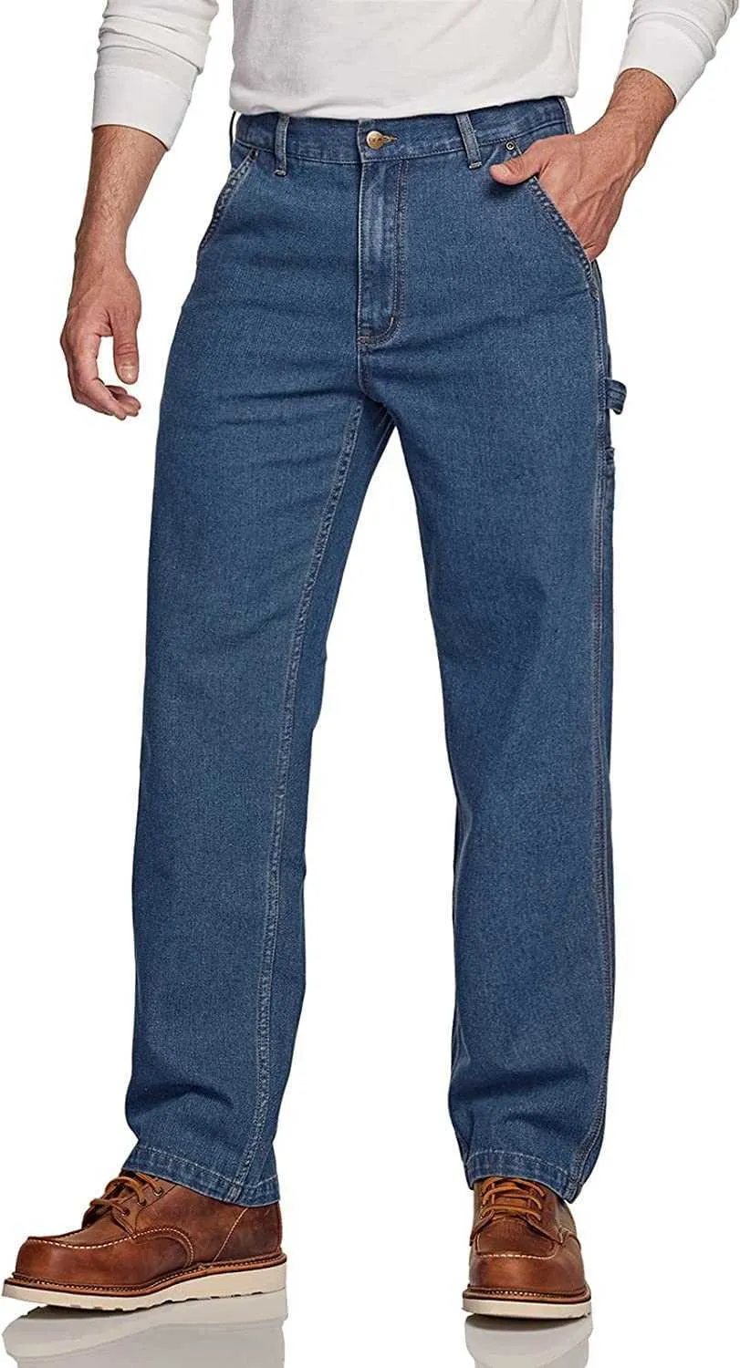 CQR Mens Tactical Tear Proof Work Denim Pants For Men Waterproof