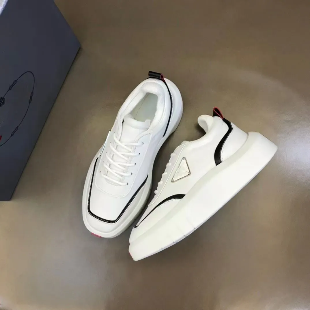 Mens prada trainers hot sale white