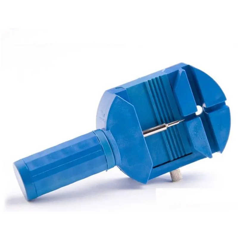 Reparaturwerkzeuge Kits Wholesalewatch Band Link Pin Strap Adjuster Opener Uhrmacher Werkzeug mit blauem Kunststoff Material Drop Großhandel De Dhbnu