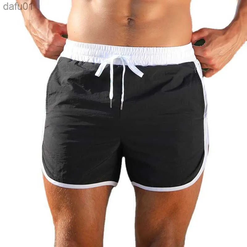 Мужские шорты Summer Mens Sport Sport Шорты быстро сухие беговые шорты Мужчины с сетчатой ​​подкладкой пляж.