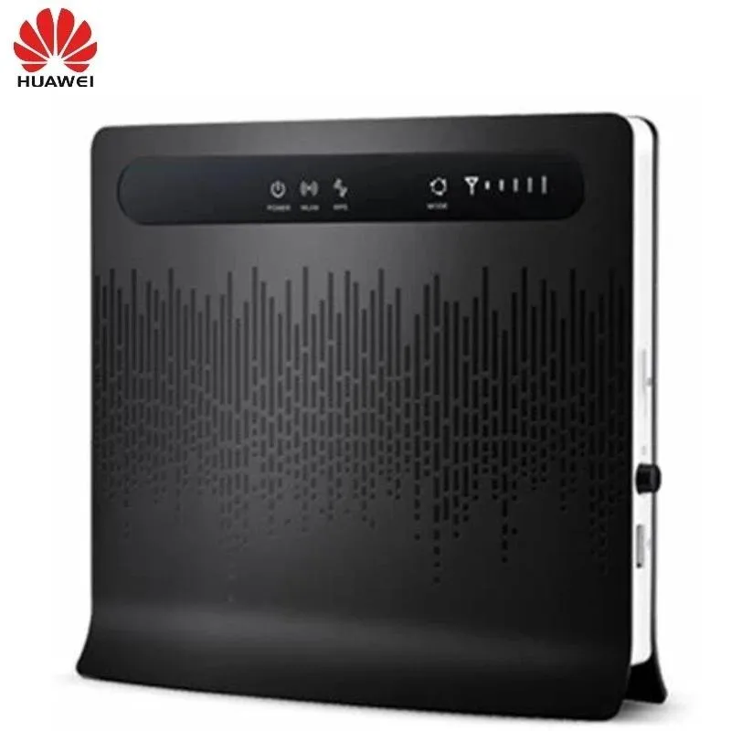 Routrar Original Unlocked Huawei B593 B593S22 100Mbps 4G LTE FDD TDD CPE WiFi Wireless Router Mobile Broadband med SIM -kortplats