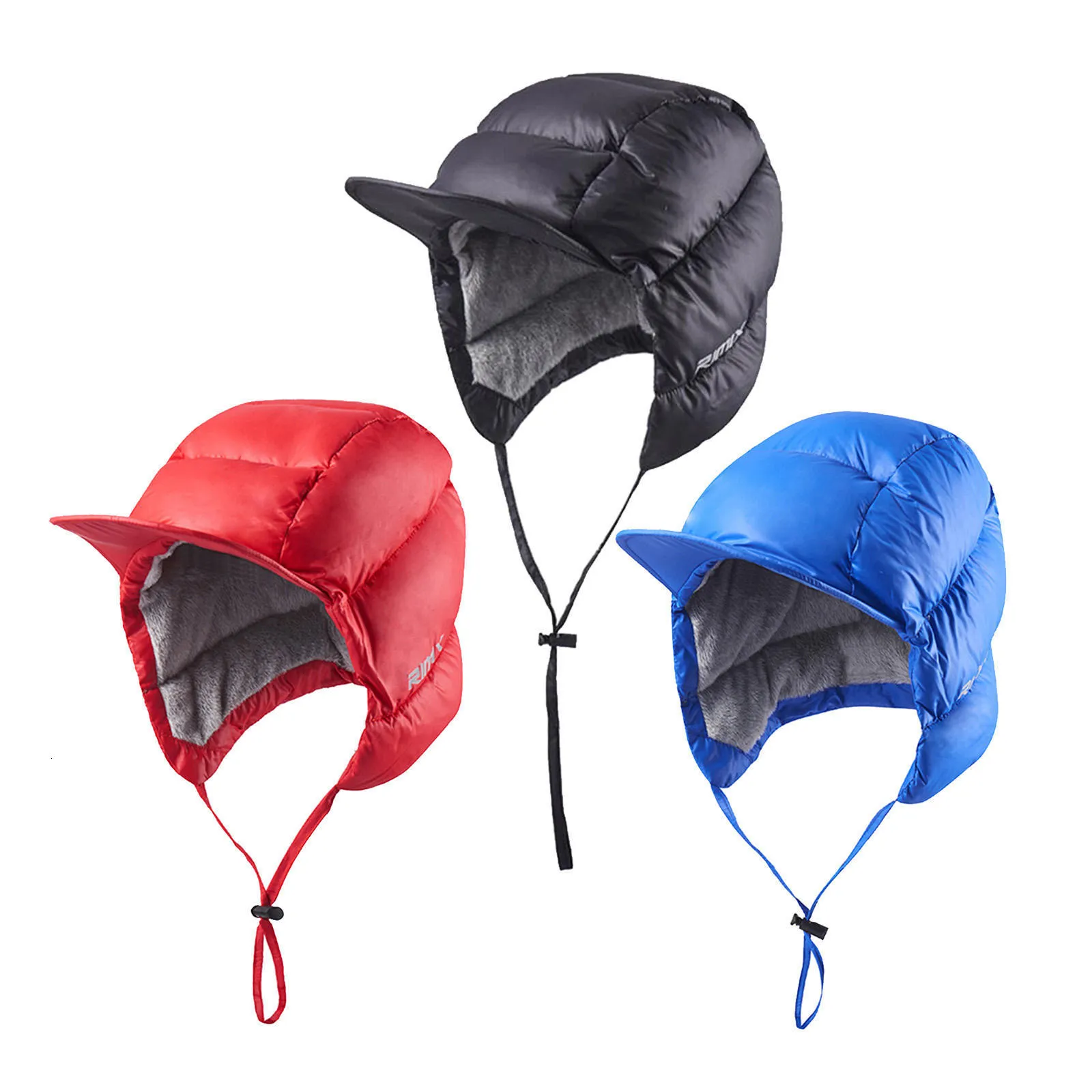 Outdoor Hats Windproof Duck Down Peaked Hat Thermal Waterproof Earflap Warm Fleece Soft for Cycling Hunting Cold Weather Outdoor Snow Sports 230526