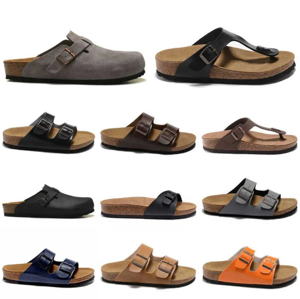 Birkens tock arizona ontwerper sandalen mannen vrouwen microfiberglaasjes patent zwart boston zachte muilezels voetbed klompen indoor slippers schoenglaasjes bewegingsontwerp 90es