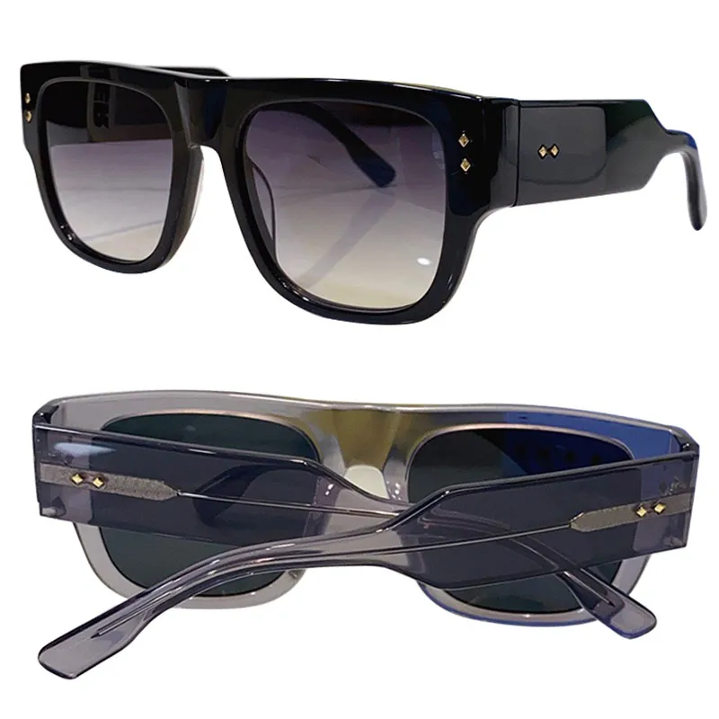 Sunglasses for womens designers 1262 rectangular acetate fiber frame sunglasses Lady UV400 luxury business travel glasses