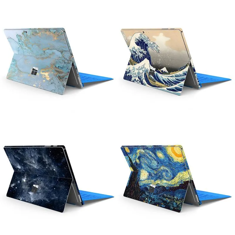 Skins Skins per laptop per AllNew Micro Surface 7+ 1961 per Pro 2/3/4/5 Superficie 3 10,8 "Adesivo per decalcinazione in vinile per Surface Pro X Pro 7 Skins