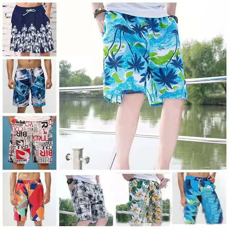 Herr shorts ny designer grossist sommar mode klassisk rutig snabb torr baddräkt tryckt brädstrand byxor mäns simma kort xl-4xl