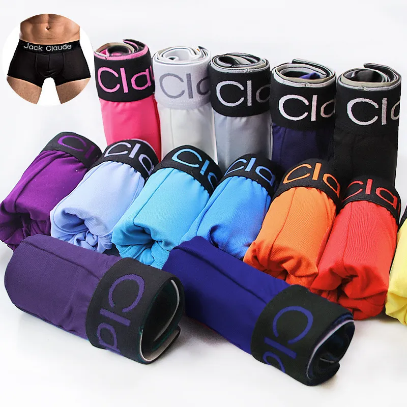 Unterhosen JACK CLAUDE 3510 stücke Männer Unterwäsche Solide Sexy Dessous Boxer Briefs Unterhosen Großhandel Viele Majtki Meskie BoxerShorts Höschen 230526