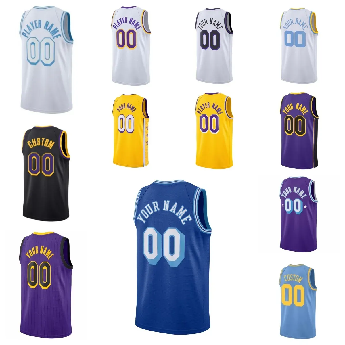 Custom Basketball Jerseys 6 James Anthony 3 Davis Austin Reaves Angelo Russell Jarred Vanderbilt Schroder Beasley Mo Bamba City Lonnie Walker Edition Jersey