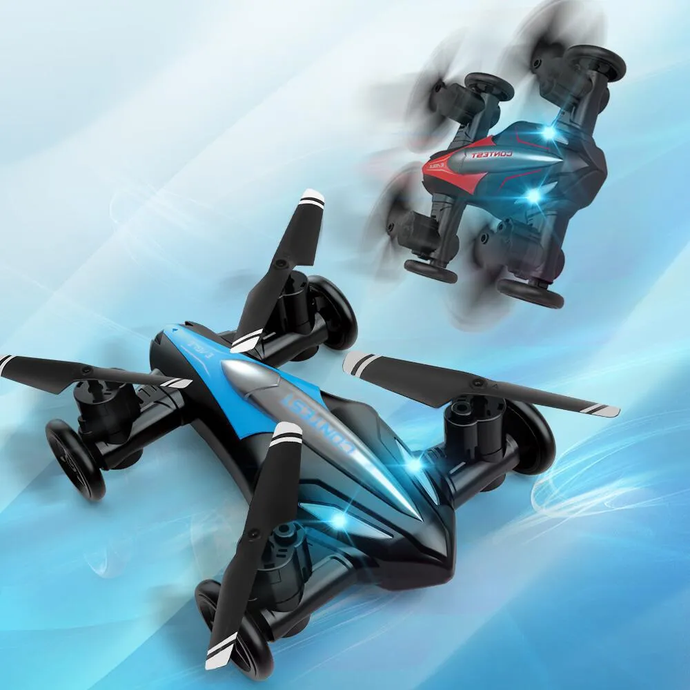 Waterproof M44 Mini Drone 3 In 1 Hovercraft With Remote Control