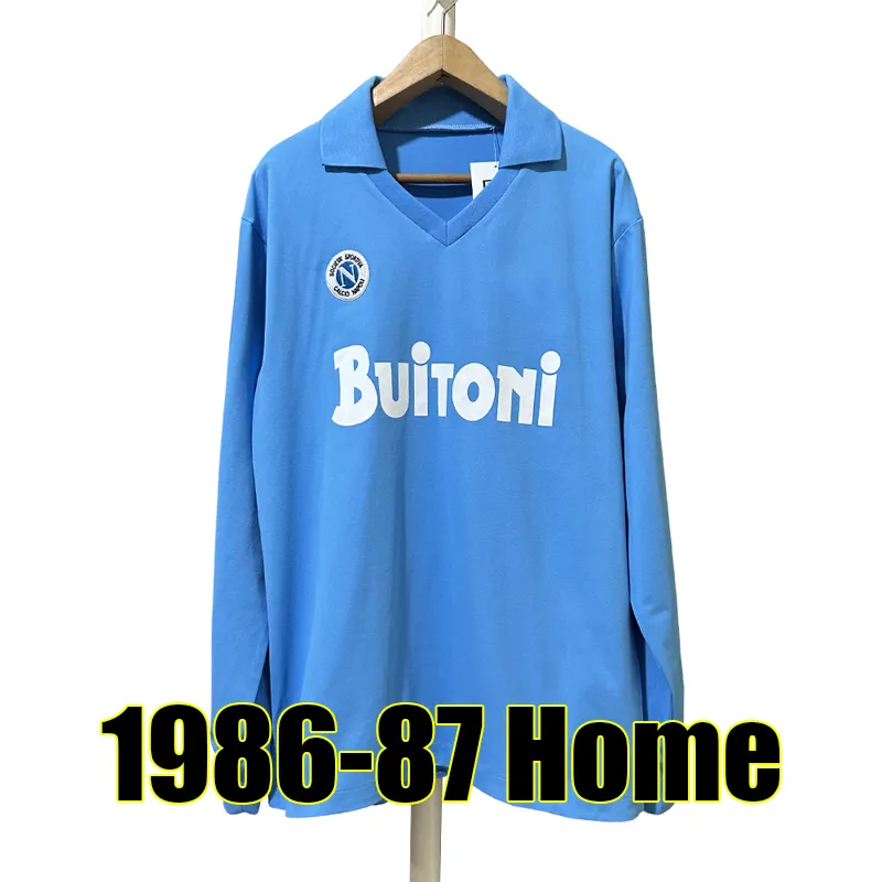 4XL Maradona Napoli Retro Soccer Jerseys 1986 1987 1988 89 1990 91
