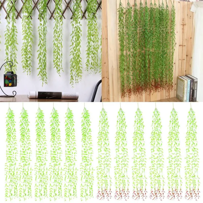 30 Stems Of Artificial Green Garland Leaves For Wedding, Party, Home &  Garden Wall Decoration Set Back Of 6 Decorative Vines From Tingfagdao,  $11.45