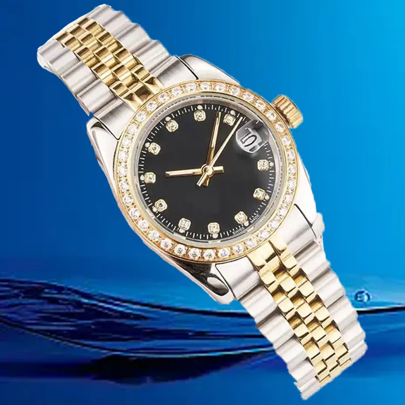 high quality moissanite Famous brand diamond watches automatic watchs Rose Gold size 36MM sapphire glass waterproof womens Christmas 31mm 40mm