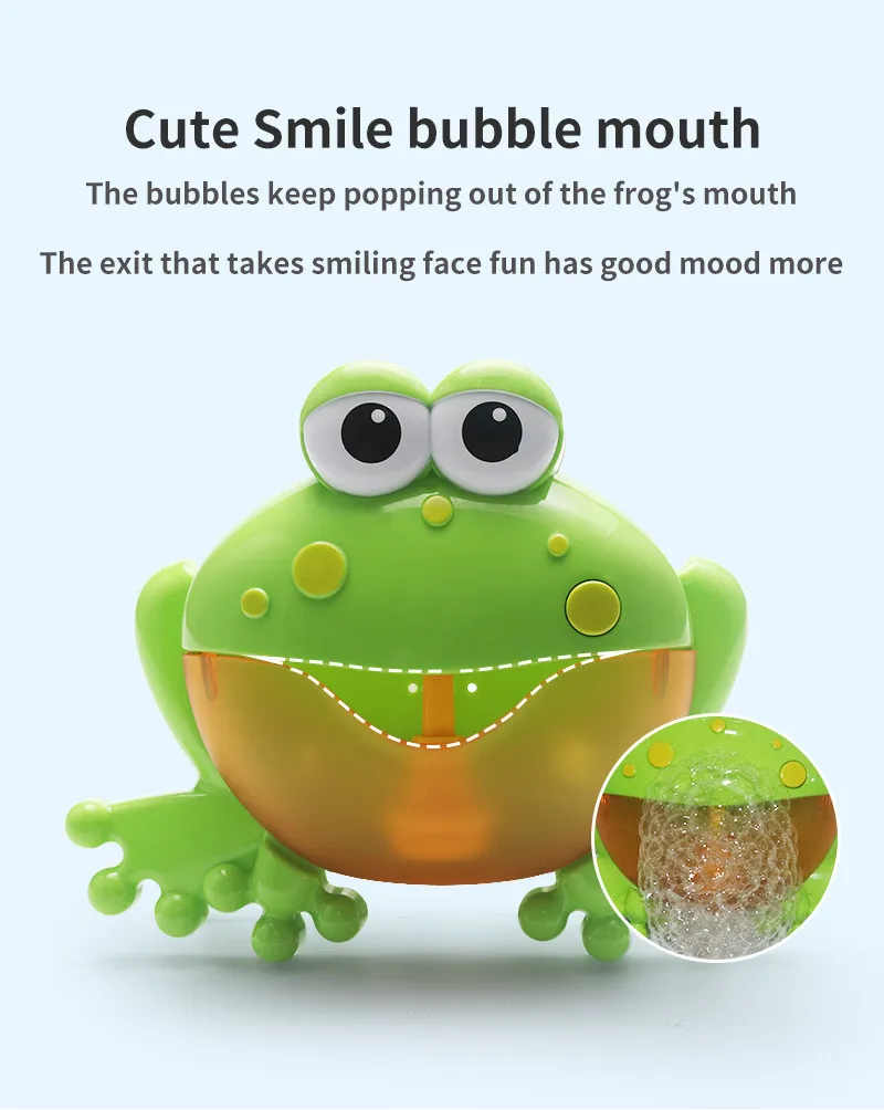 Bath time bubble frog 2025