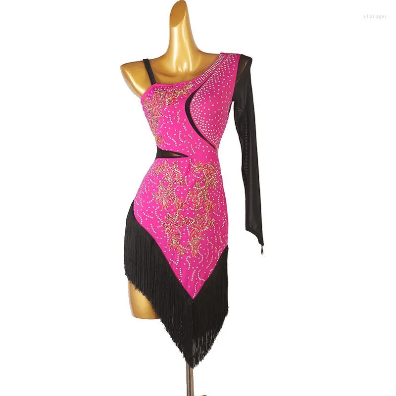 Stage Wear 2023 Latin Dance Dress Women/Girls/Lady Sexy Salsa/Ballroom/Tango/Cha Cha/Rumba/Samba/Latin Dresses for Dancing LQ345