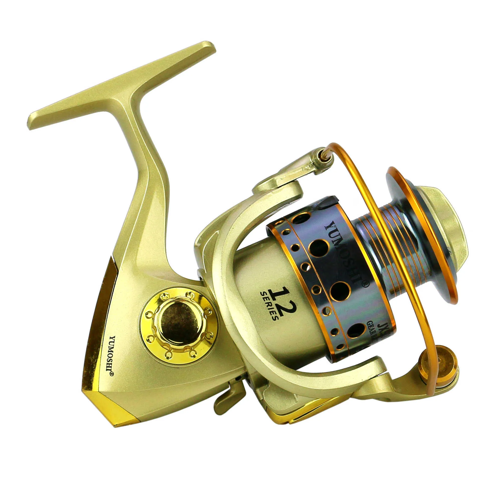 Accessories JOSBY Fishing JX 1000-7000 Rotating 12kg Maximum Tug 5.5 1 Speed Metal Reel Offshore Salt Water Bucket P230529