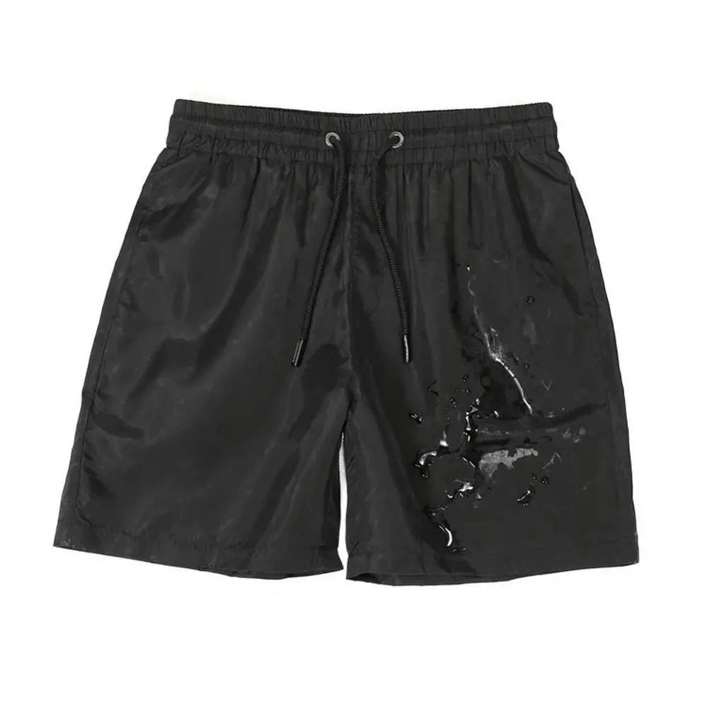 Herr mode designer vattentät tyg sommaren mäns shorts brev tryck märke kläder badkläder strand shorts simbräda shorts 7 färger