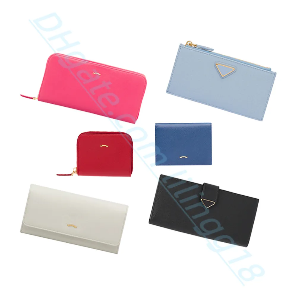 Luxury Womans Designers portamonete porta carte portafogli passaporto con scatola portamonete classico Pochette chiave Tasca porta carte in vera pelle di alta qualità