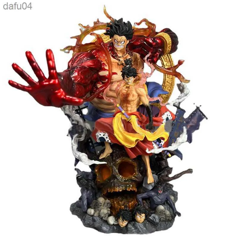 One Piece Monkey D Luffy Gear 4 4th Statue Figurine 30cm PVC 1/8