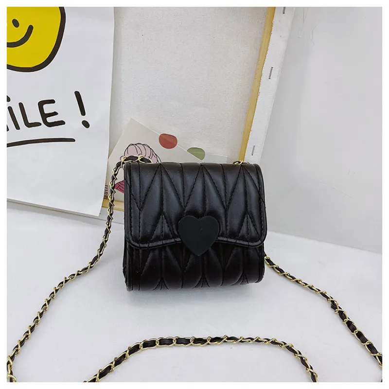Handbags Fashion Heart Baby Girls Small Shoulder Bags Kids Coin