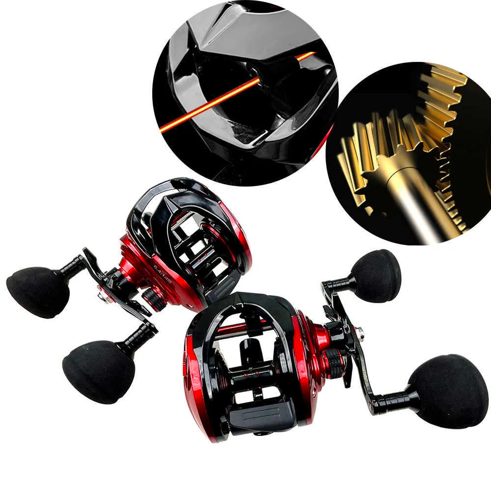 Fishing Accessories Long cast Parker bait 15Kg maximum drag 8+1 BB 6.4 1 gear ratio high-speed fishing clamping reel P230529