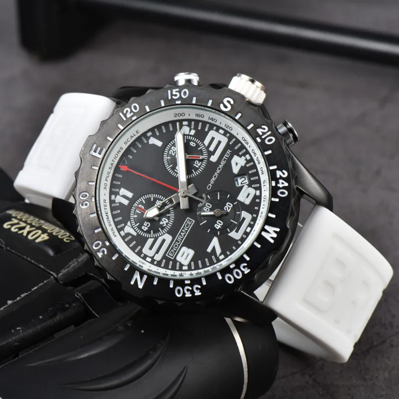 DHgate Luxury 44mm Breitling Endurance Pro Chronograph Mens Quartz Watch Multiple Colors Watches