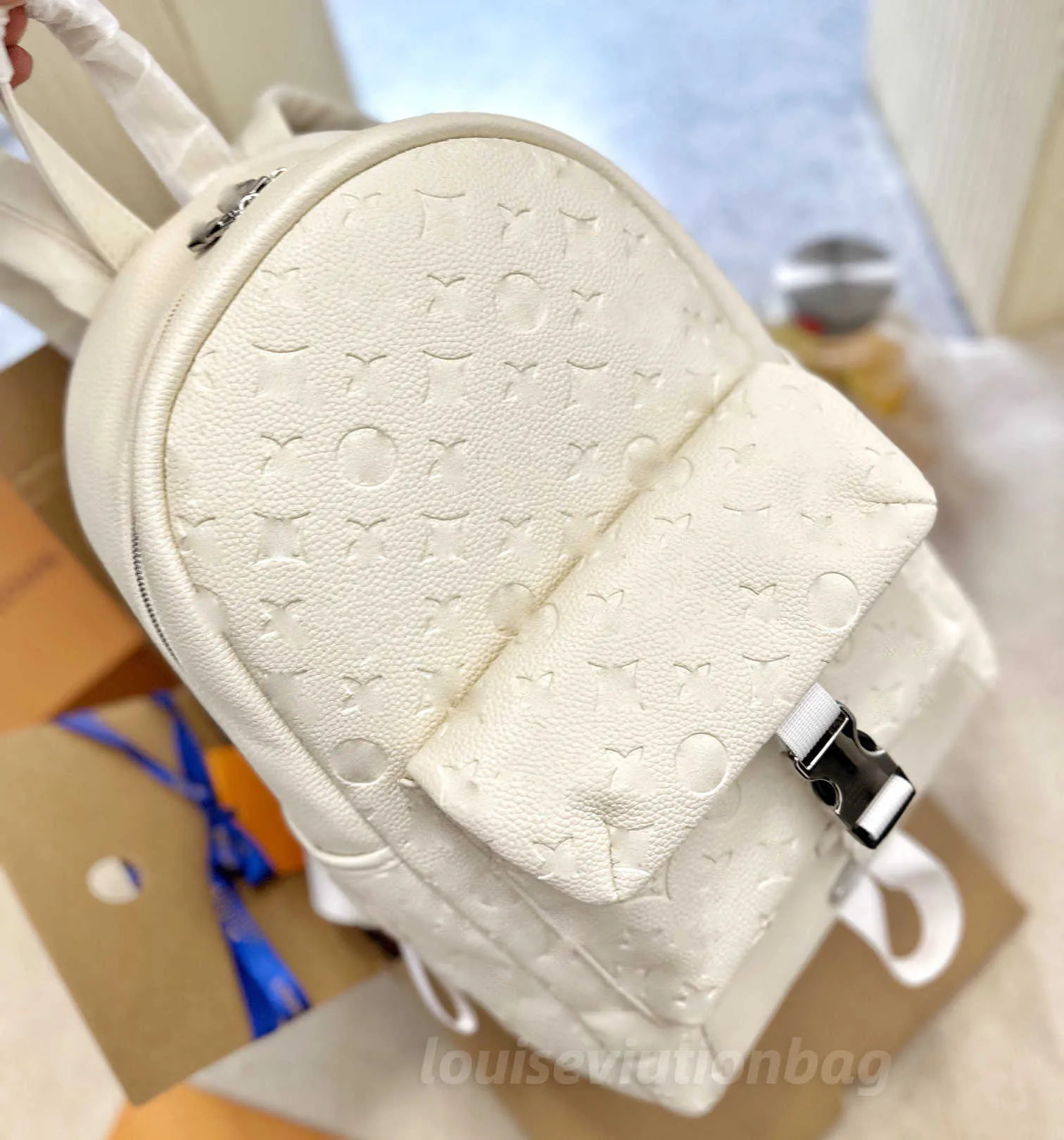 Designer-Rucksäcke mit schwarzer Prägung, Handtaschen, Herren, Damen, PU-Leder, Rucksack, Schultasche, modischer Rucksack, Rucksack, Presbyopie-Rucksack, Umhängetaschen 702268