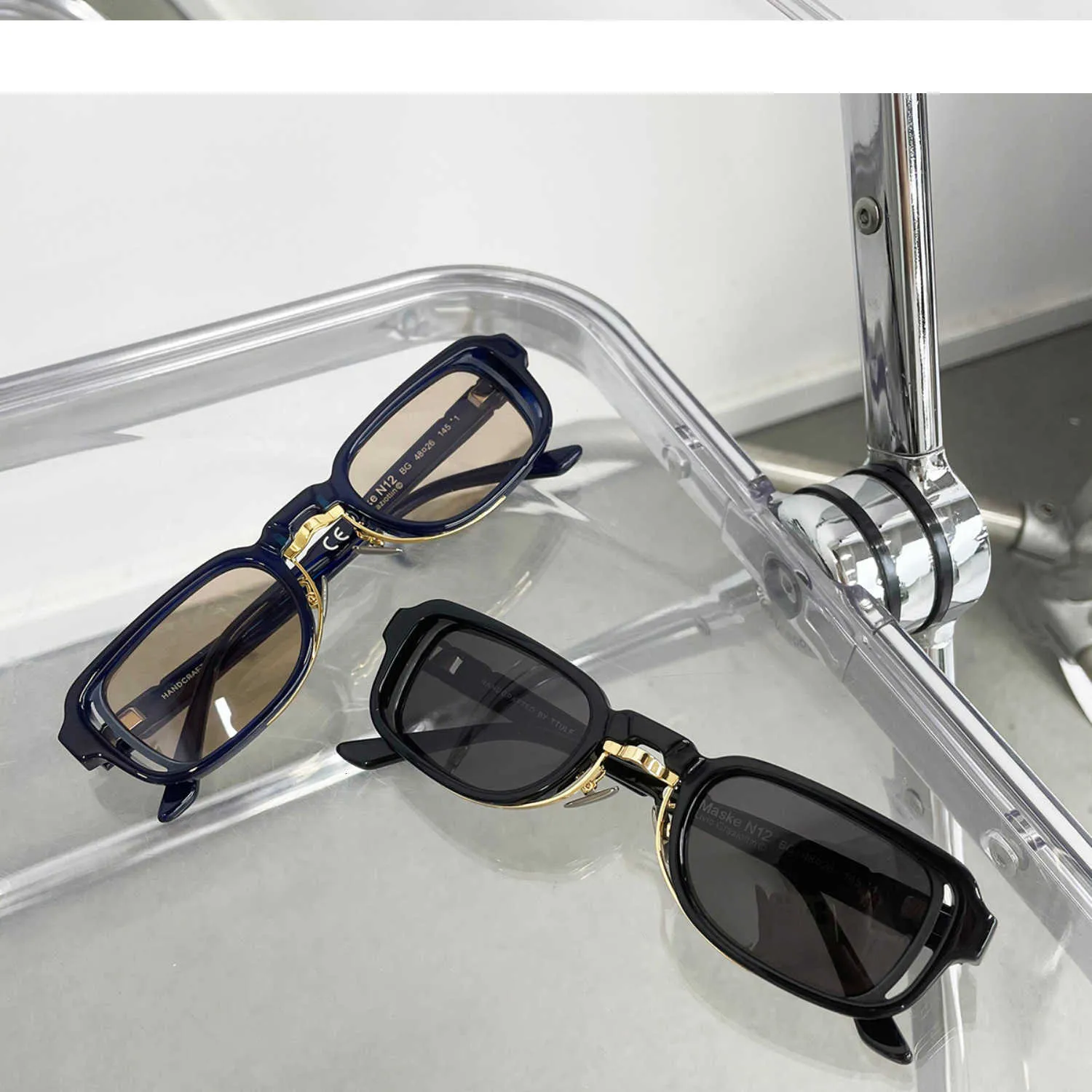Designer Kuboraum Cool Super High Quality Luxury 2023 Com caixa original Kuboraum Novos óculos N12 quadro de altos homens e mulheres
