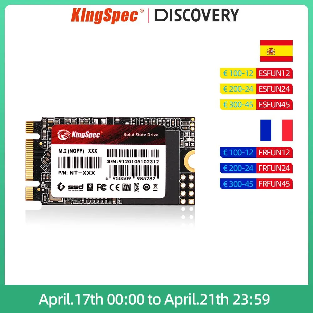 kingspec m.2 2242 sata ngff ssd 512gb 128gb 256gb 1tb 2tb ssd ngff m.2 nvme internal sdd for laptopデスクトップ