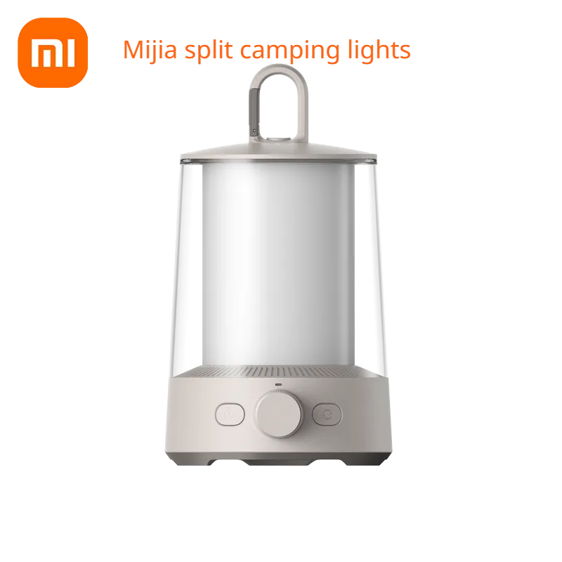 Xiaomi Mijia キャンプライト充電式テントランプ、独立したダブルライトデザインの屋外キャンプライトは Mijia APP で動作します