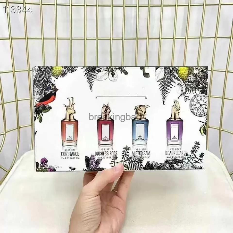 Portraits Willian Dernier ensemble de parfums 30mlx4pcs l'inimitable Penhaligon Beast-head Series Parfum Capricorne Argal Head William Men