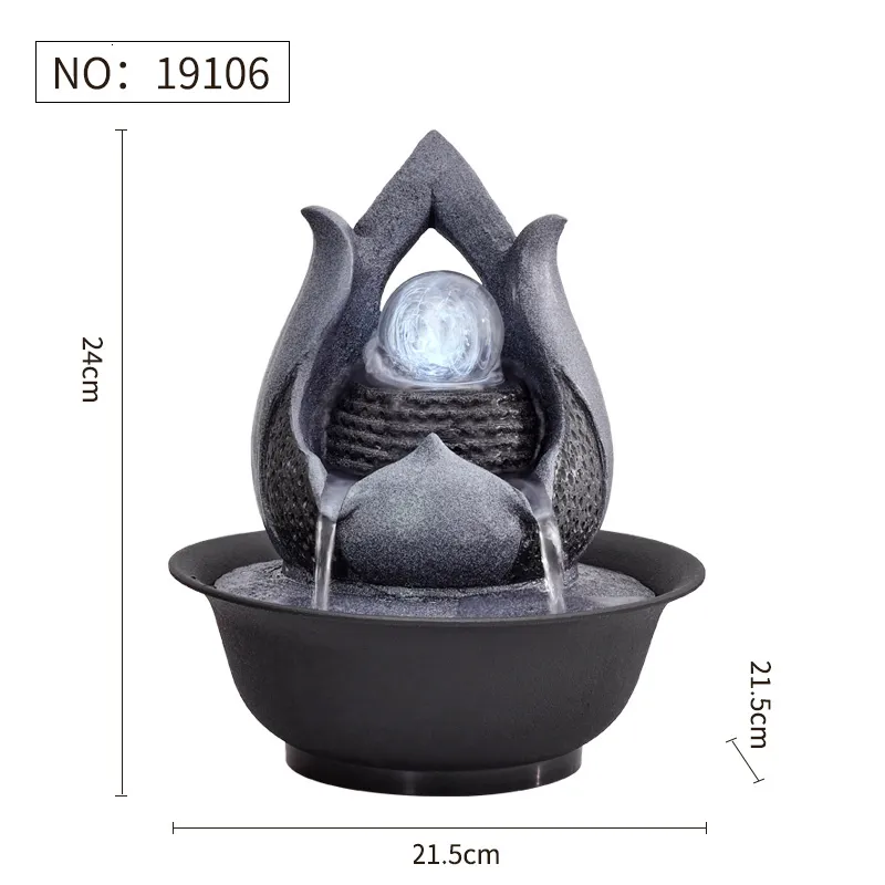 Handmade FengShui Waterfall Fountain Creative Indoor Zen Garden Figurines For Home And Desktop From Pong10 32.03 DHgate.Com