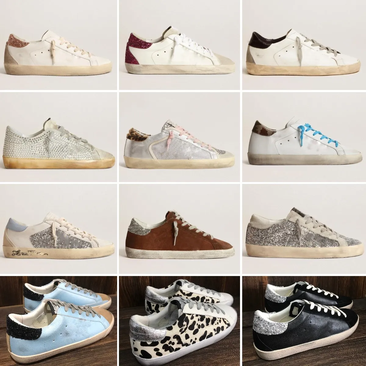 Designer Super Star Sabot Women Sneakers Fashion Woman Casual Shoes Luxury Brand Trainers Sequin Classic White Do old Dirty Superstar Slip on Men Shoe