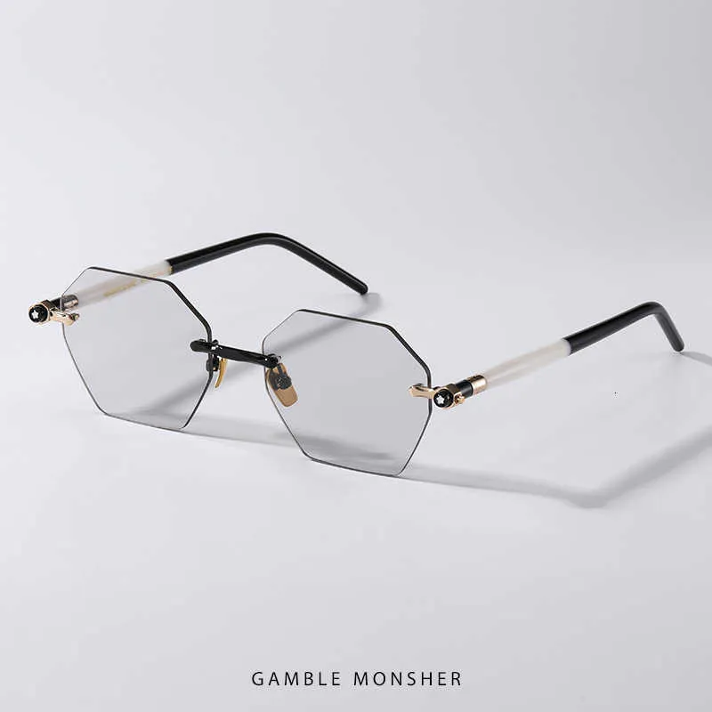 Designer Kuboraum Cool Super High Quality Luxury Polygonal Glasses Kuboraum dezelfde p53 Duits met kleurpassende benen kunnen worden gekoppeld bijziendheid