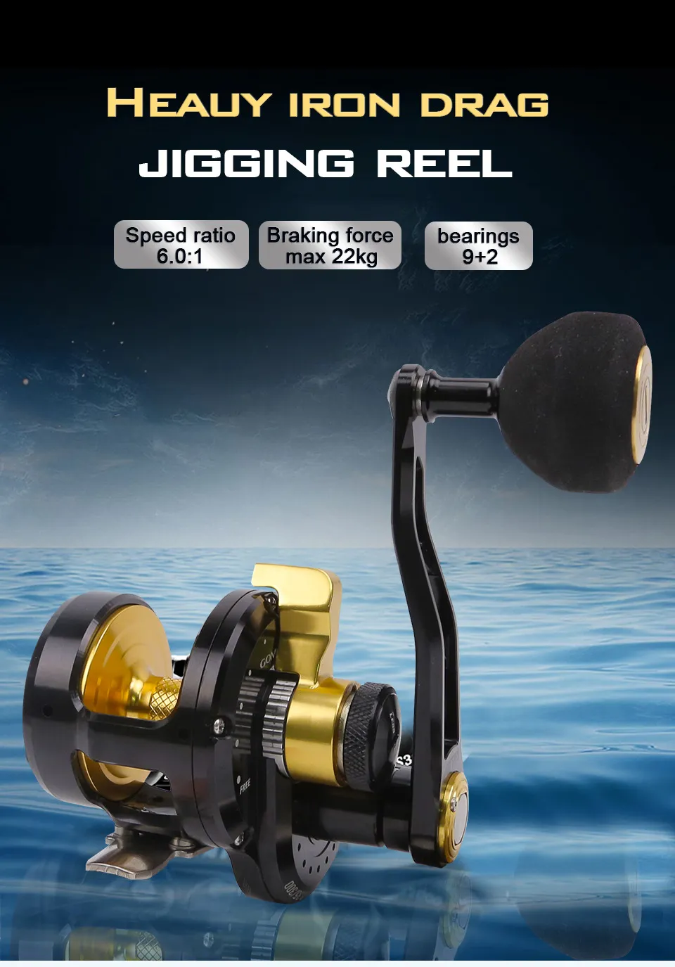 New Style Slow Rolling Iron Plate Fishing Wheel BT200400 Sea Water  Protection Boat Fishing Cast Drum Wheel 25 Kg Brake Force2950095 From Ozes,  $127.24
