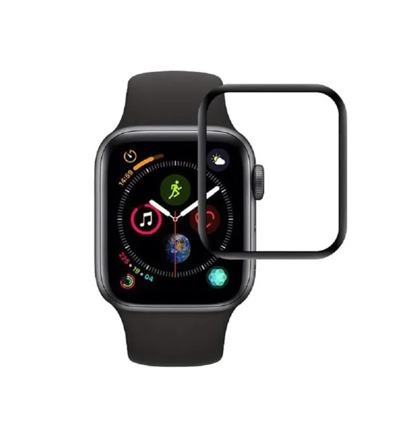 3D Tam Tutkal Kapsamı Apple Watch 38mm 40mm 42mm 44mm 45mm 49mm için Iwatch Serisi 1 2 3 4 5 6 7 SE 8