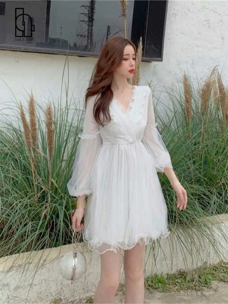 Spring New French Retro Mesh V Neck Lace Super Fairy... From Join3, $20.62  | DHgate.Com