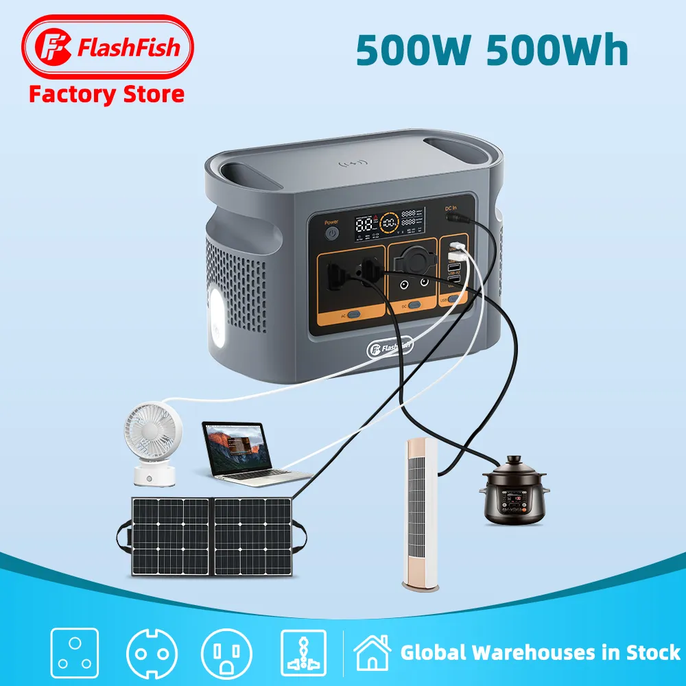 600 W Wireless Powerbank Beste Wiederaufladbare USV 110 Volt Solargenerator  Lifepo4 Mini 600 Watt Tragbares Kraftwerk Von 233,33 €
