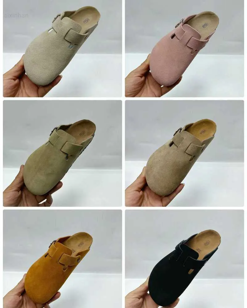 Heren en dames ins niche boken schoenen met zachte houten zolen echte leer luie mensen schoenen gesp ringen teen doppen en slippers voor comfortabele en dikke zolen