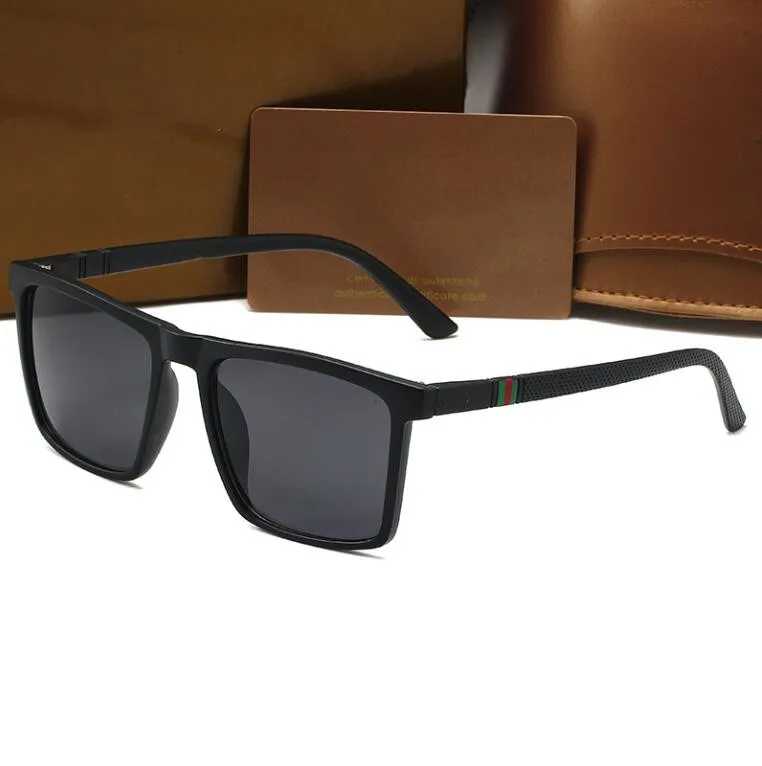 Lunettes de soleil pour hommes lunettes de soleil design lettres lunettes de luxe cadre lettre lunette lunettes de soleil pour femmes surdimensionnées polarisées senior nuances G881