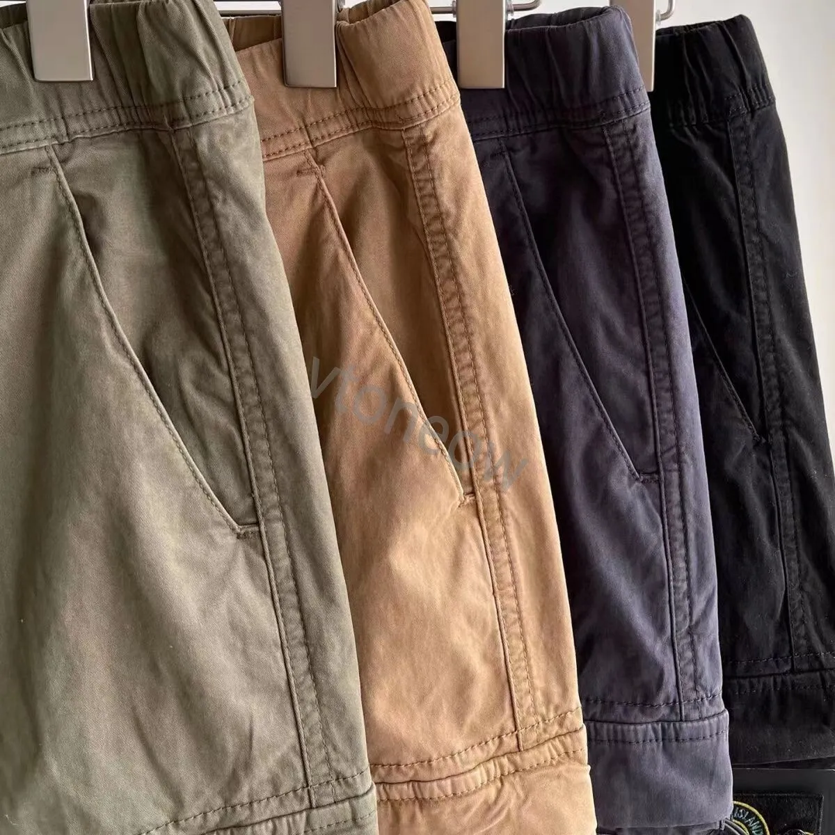 Pantaloni pantaloni pantaloni multi grandi tascabili pantaloni in pietra primavera ed estate nuovo marchio di moda retrò maschile che jogging leggings isole maschili