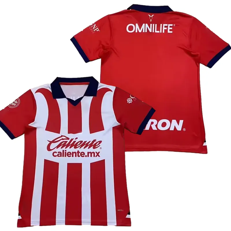 Mit08 2023 24 Chivas I. Brizuela Mens Soccer Jerseys De Guadalara 22 23 A. Vega G. Sepueda Angulo F. Beltran L. Olivas J. Molina Home Away