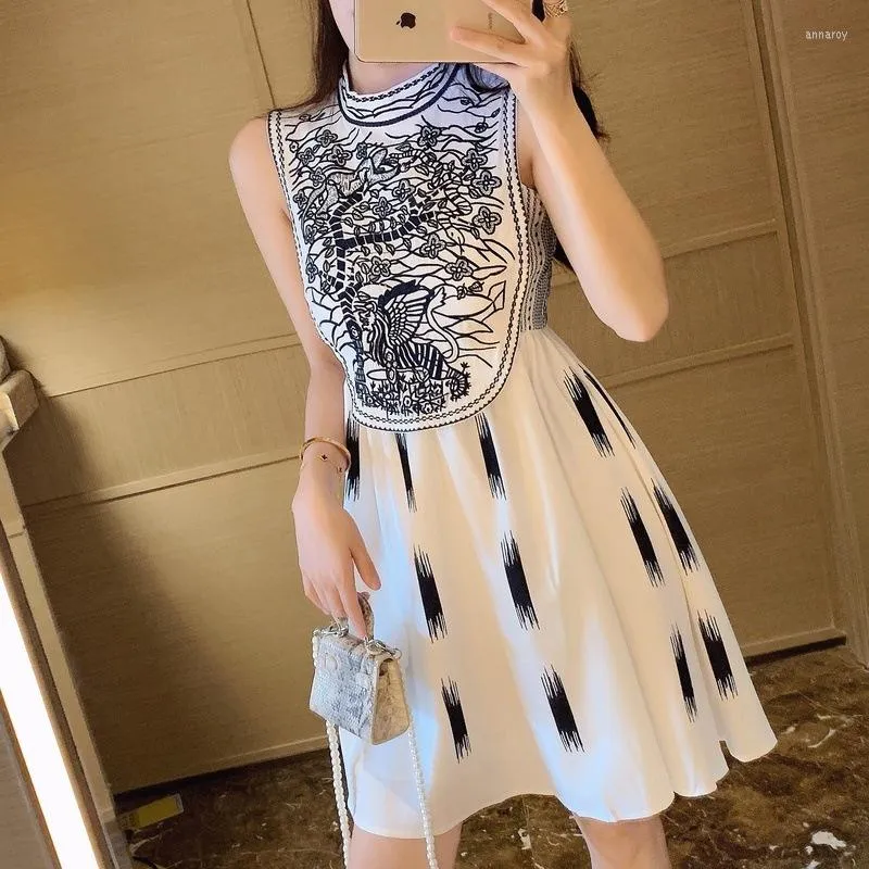 Womens Casual Embroidered Mini Dress With Waistband... From Julia_dress,  $43.07 In Bulk